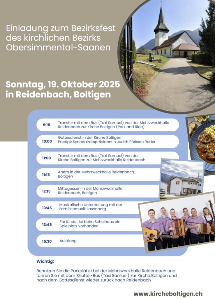 Bezirksfest in Boltigen